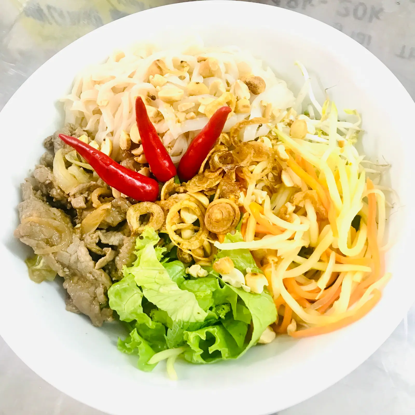 Hình ảnh Phở bò trộn