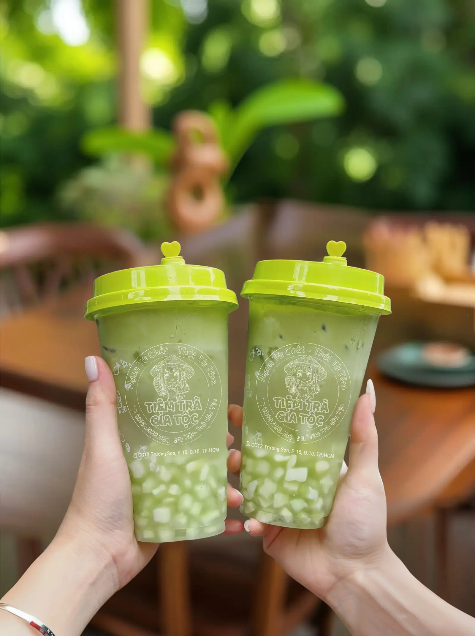 Hình ảnh Matcha Coconut Thái Lan Trân châu Dừa