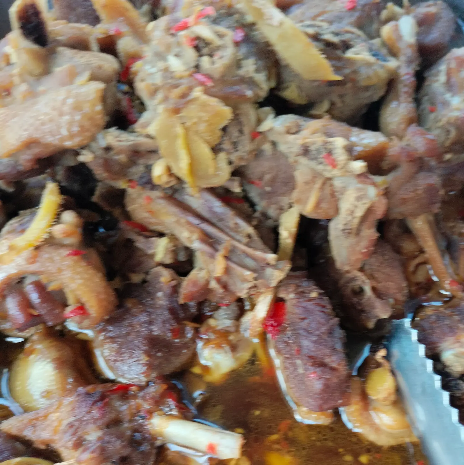 Hình ảnh Cơm  thịt vịt kho gừng 