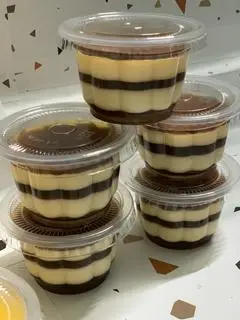 Hình ảnh Rau câu flan cheese - hủ nhỏ