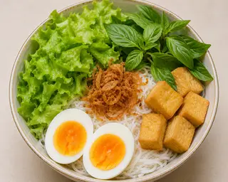 Hình ảnh Bún Đậu Hủ + Trứng