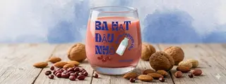 Hình ảnh sữa đậu đỏ-mè đen