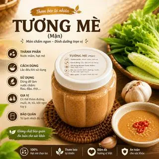 Hình ảnh TƯƠNG MÈ MẶN - THƠM NGẬY HỦ 300G