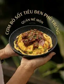 Hình ảnh Cơm Bò Sốt Tiêu Đen Phủ Trứng