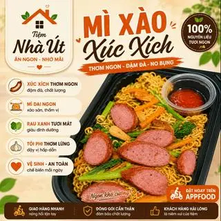 Hình ảnh Mì xào xúc xích