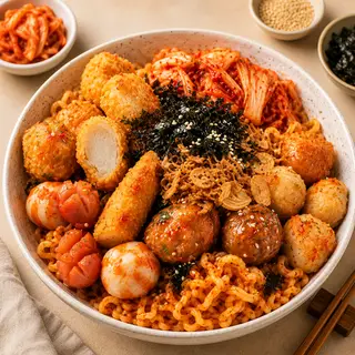 Hình ảnh Mì Trộn Cá Viên Chiên