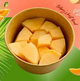 Hình ảnh dưa lưới 1/4 