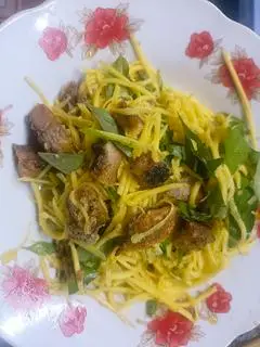 Hình ảnh gỏi xoài cá khô lóc 