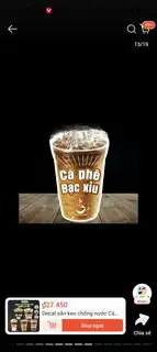Hình ảnh Cafe Bạc xỉu - Silver coffee