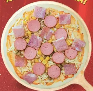 Hình ảnh Pizza to bò Italia xúc xích