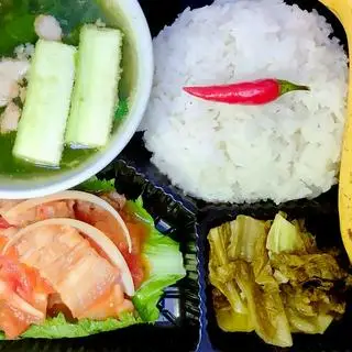 Hình ảnh Combo 15 - cơm ba rọi sốt cà chua