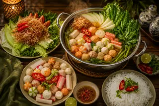 Hình ảnh Lẩu Thả Viên Chua Cay Ngũ Vị