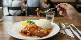 Hình ảnh Cơm sườn chua ngọt