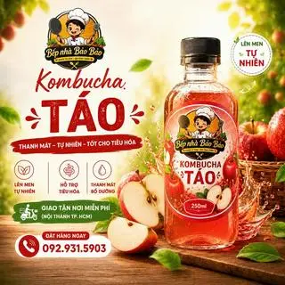 Hình ảnh Kombucha Táo