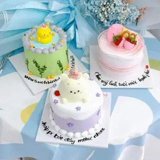 Hình ảnh Bánh kem mini size (CỰC NGON-ÍT NGỌT)