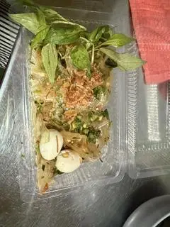 Hình ảnh Bánh tráng trộn mỡ hành
