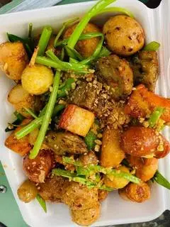 Hình ảnh Combo Cá Viên Chiên Sốt Bơ Tỏi Phần - Lớn 