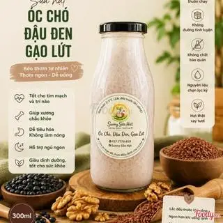 Hình ảnh Sữa Óc Chó Đậu Đen Gạo Lứt