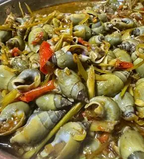 Hình ảnh Cà na xào sả ớt