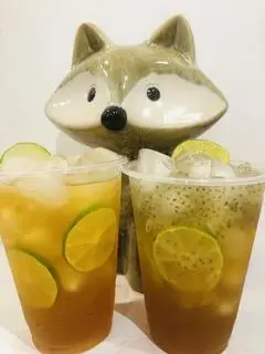 Hình ảnh TRÀ CHANH HẠT CHIA (ly 500ml)