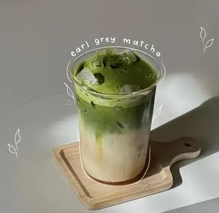 Hình ảnh Earl grey matcha latte - size L