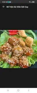 Hình ảnh Cơm gà viên chiên