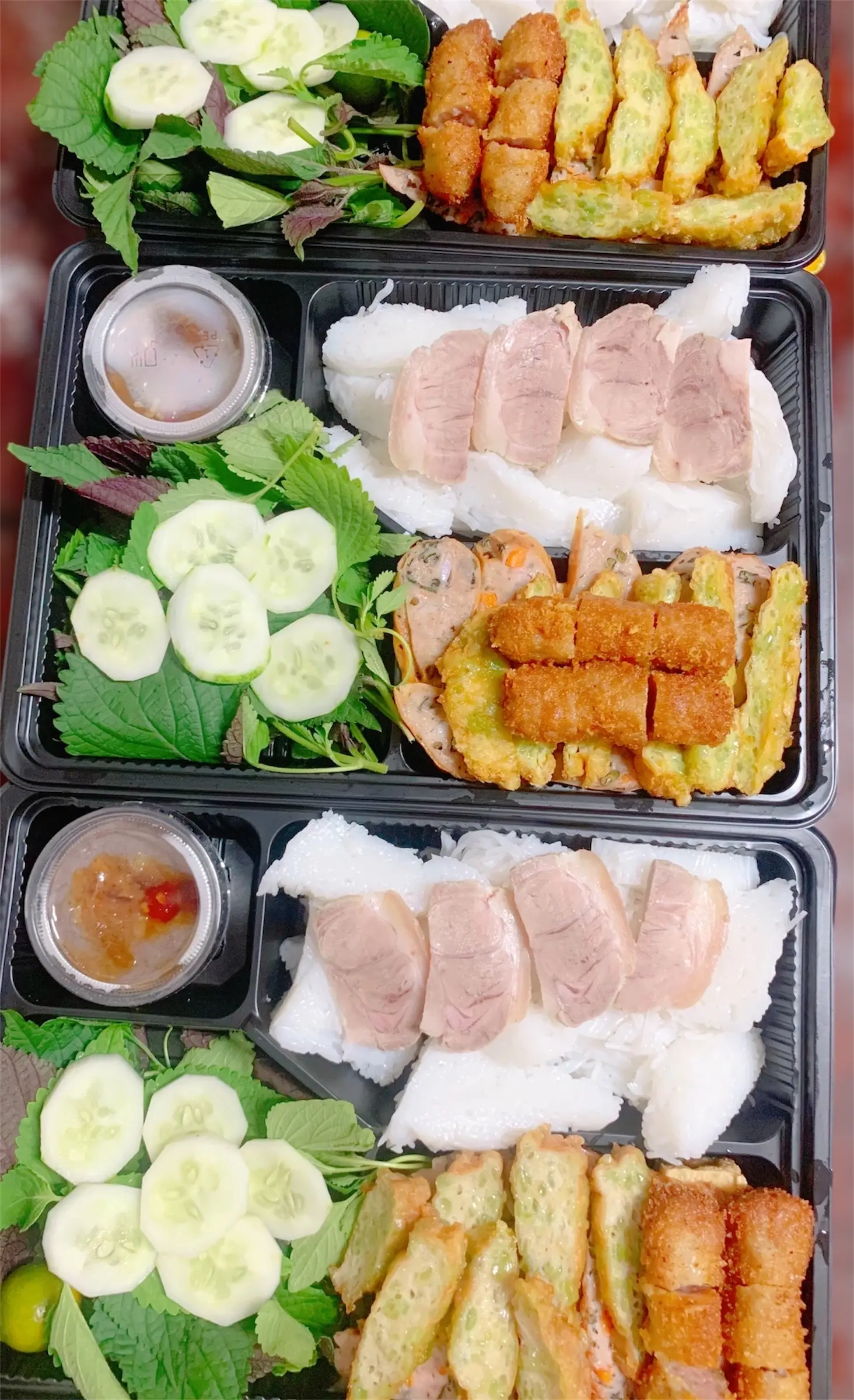 Hình ảnh Combo 3 bún đậu kèm 3 nước
