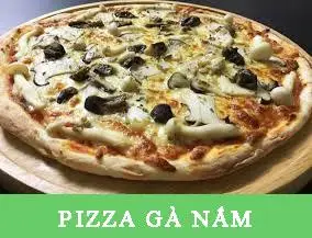 Hình ảnh Pizza gà nấm BBQ (Chicken BBQ Pizza)