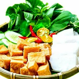 Hình ảnh Bún - đậu - thịt bắp giò