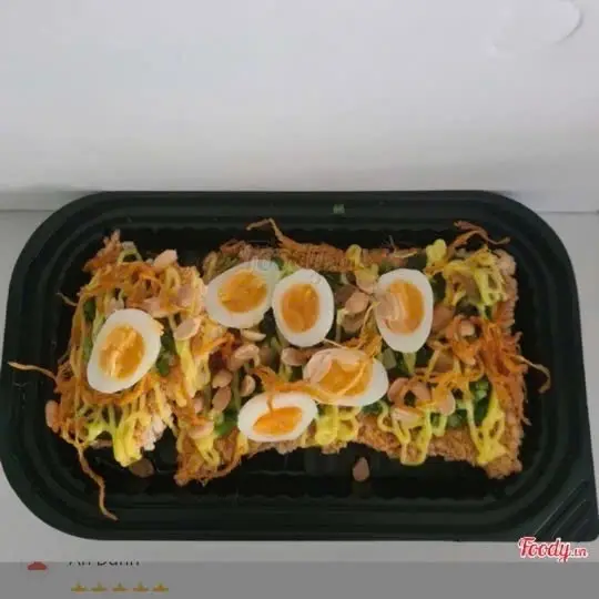 Hình ảnh cơm cháy full topping