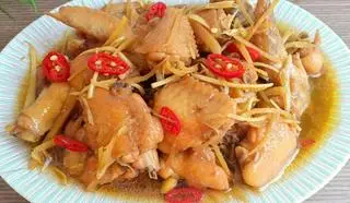 Hình ảnh Gà Kho Gừng + Cơm 