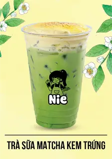 Hình ảnh Trà sữa matcha kem trứng