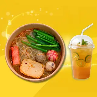 Hình ảnh Combo lẩu ly & Trà lài tắc