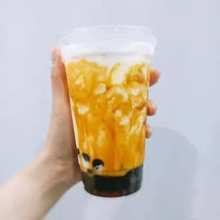 Hình ảnh Sữa tươi trân châu đường đen