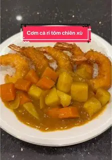 Hình ảnh Cơm Cari Tôm chiên xù