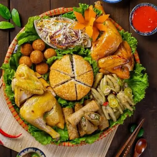 Hình ảnh Gà mẹt 7 món