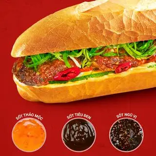 Hình ảnh Bánh Mì Bò Áp Chảo 