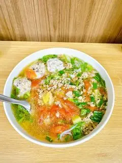 Hình ảnh Bún thịt bằm , mọc vị xưa+ 1 quẩy 