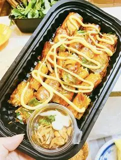 Hình ảnh Bánh Tráng Cuốn - Sốt Me 