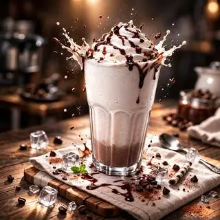 Hình ảnh Sữa Dừa Cacao Đá Xay