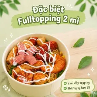 Hình ảnh Mì trộn Indomie đặc biệt full topping - 2 mì
