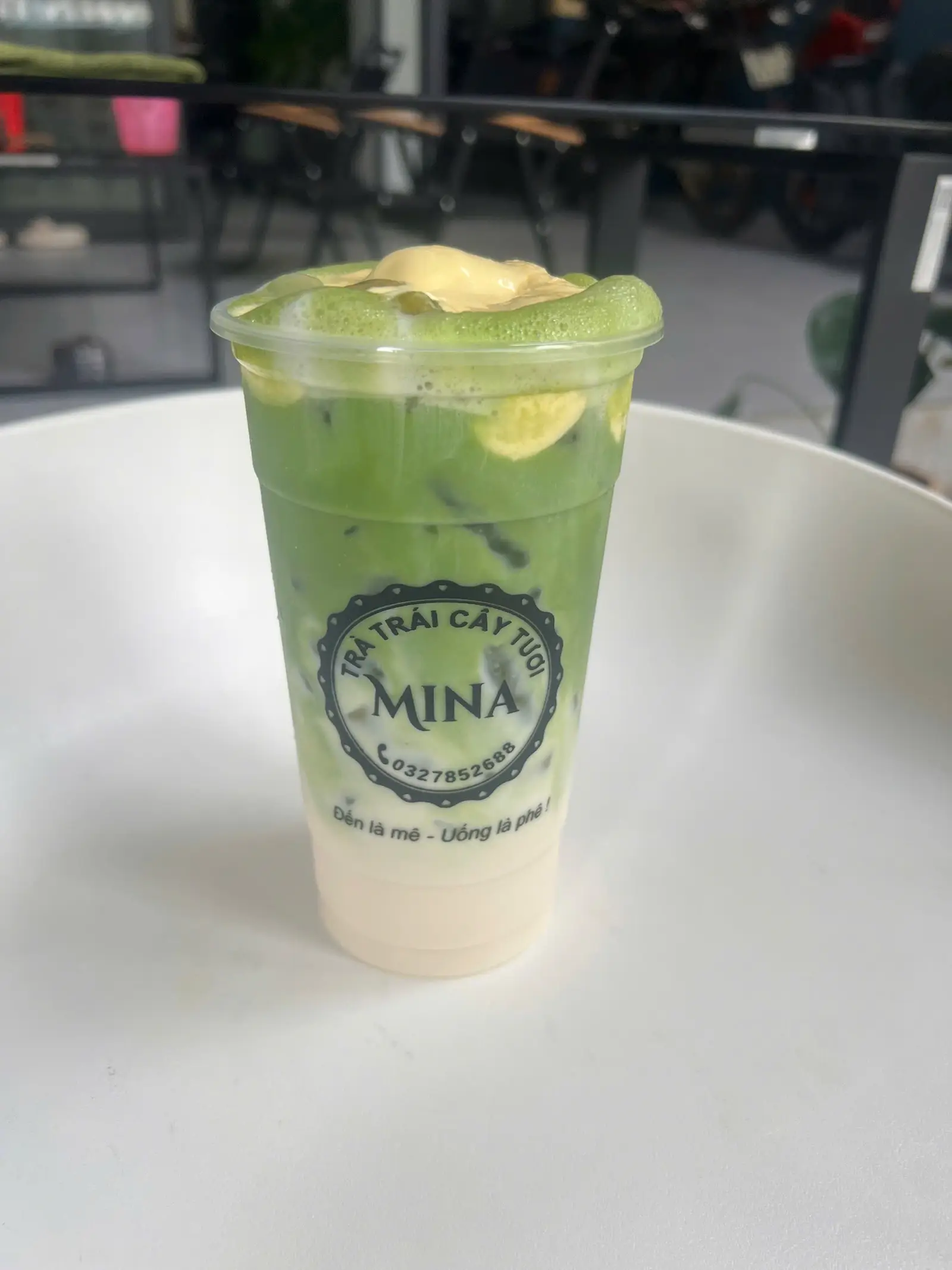 Hình ảnh Matcha Latte Kem Dẻo
