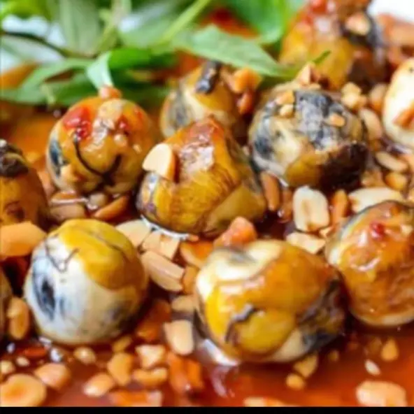 Hình ảnh Trứng cút lộn xào me