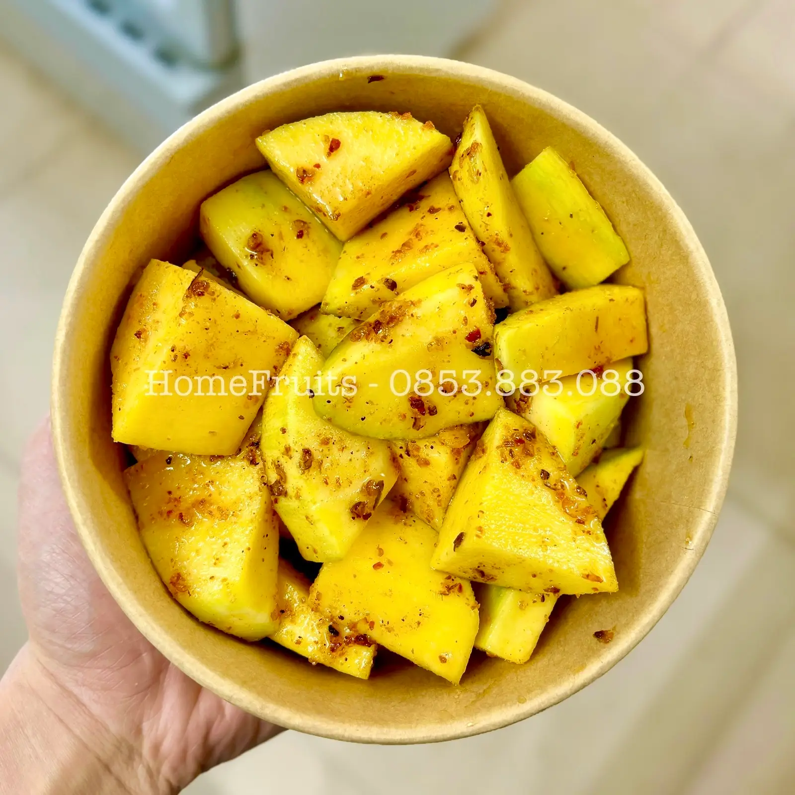 Hình ảnh [Rẻ vô địch] Hộp Xoài lắc muối ớt chua cay siêu ngon