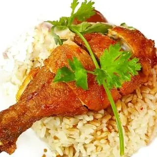 Hình ảnh tỏi gà chiên mắm 