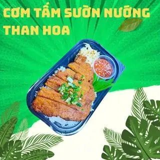 Hình ảnh Cơm tấm sườn nướng than hoa