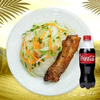Hình ảnh CƠM SƯỜN CỌNG + COCA