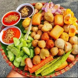 Hình ảnh Combo cá viên chiên sốt mắm tỏi+1ly cocacola 