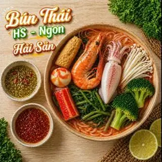 Hình ảnh 1 Bún Hải Sản + 1 Bún Thập Cẩm 