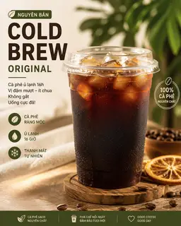 Hình ảnh Cold Brew Nguyên Bản
